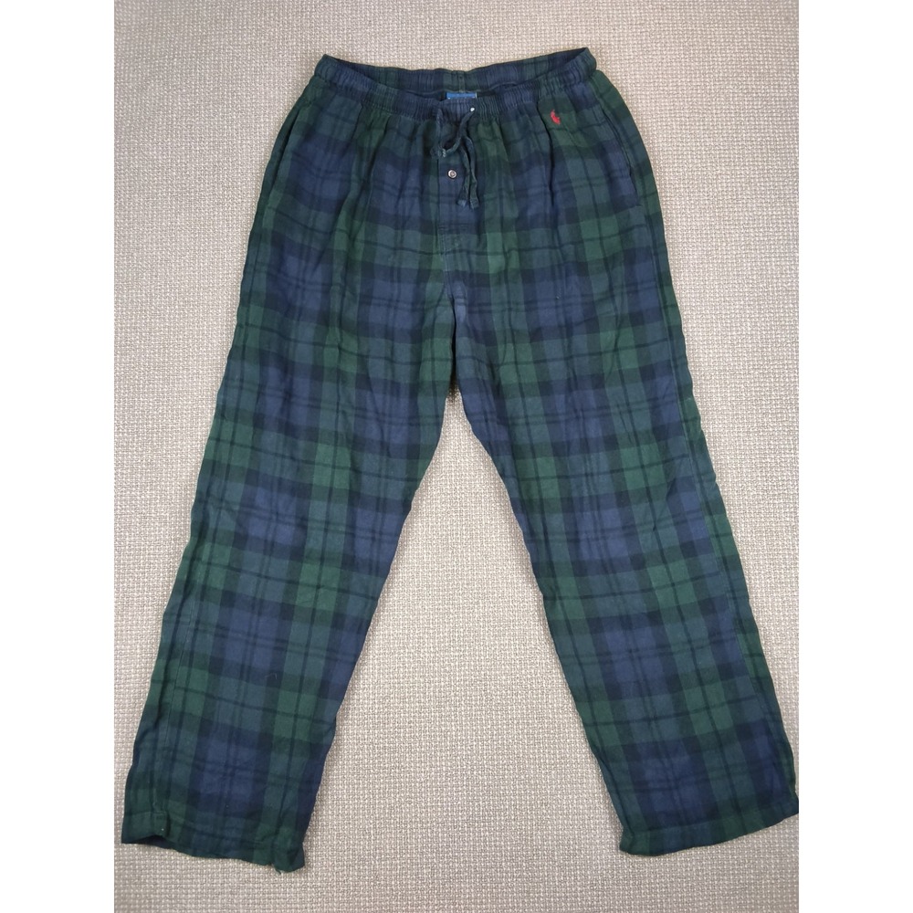Polo Ralph Lauren Men's Blackwatch Plaid Flannel Pajama Pants